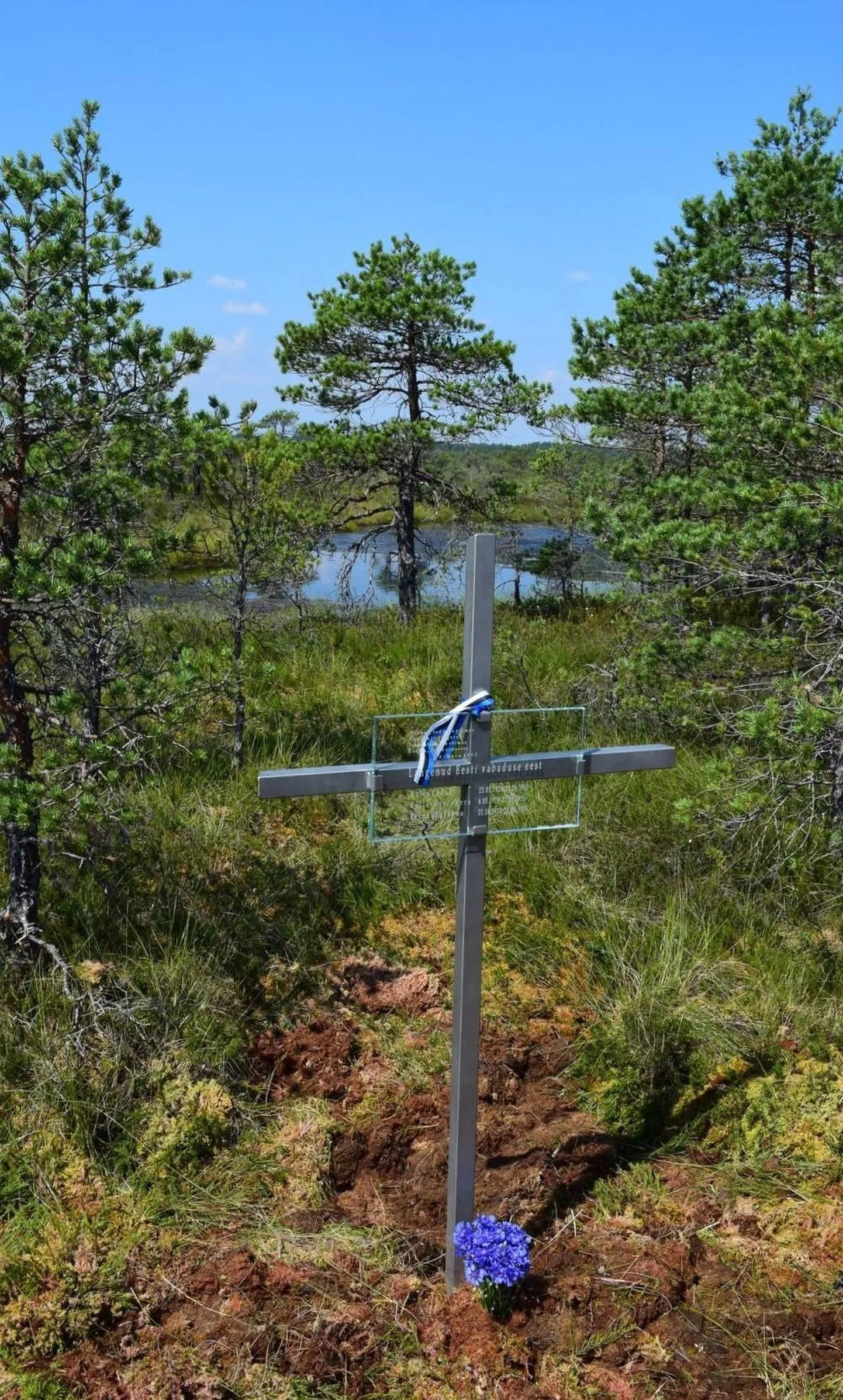 Rist Soosaare rabas tähistab Aimla metsavendade punkrikohta. 1955. aasta 21. septembril hukkus seal üksinda Nõukogude vägede vastu lahingut löönud Kaljo-Harri Nero.