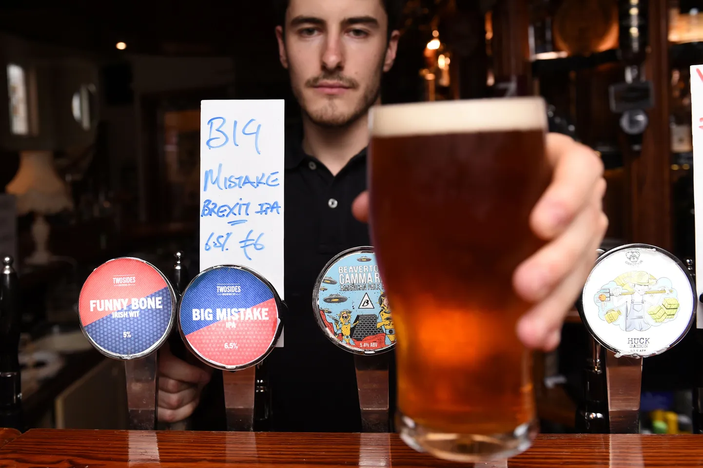 Baar Dublinis, mis pakub Brexiti tõttu eriõlut "Suur viga".