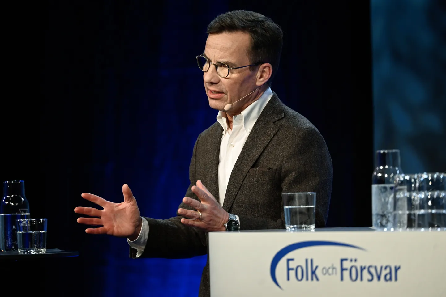 Rootsi peaminister Ulf Kristersson.