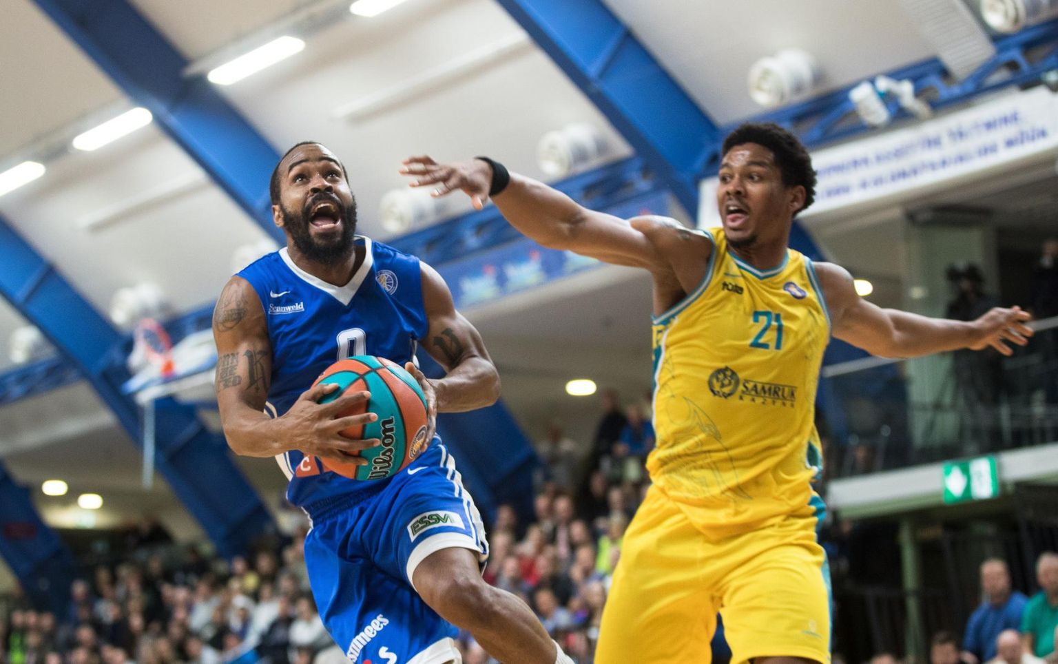 Kalev/Cramo liider Kyle Vinales (palliga).