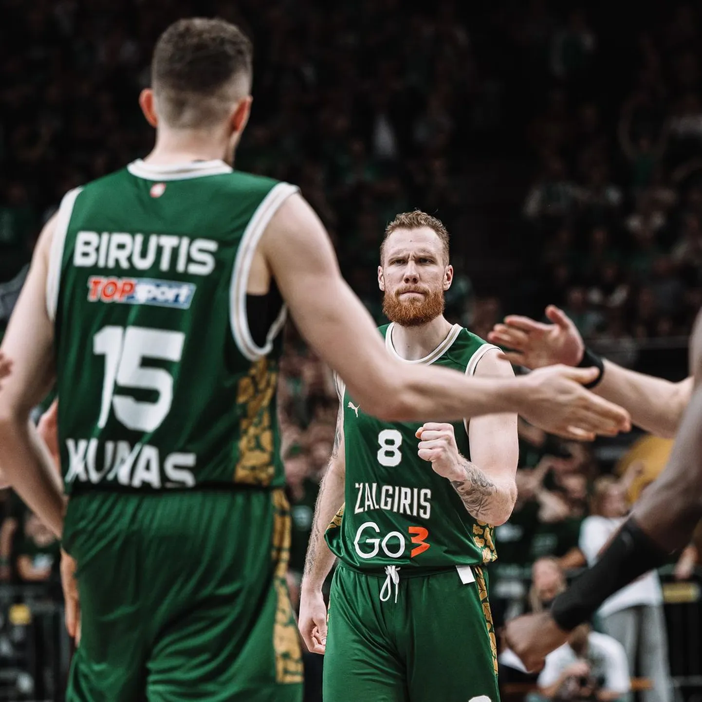 Kaunase Žalgirise mängija Ignas Brazdeikis.