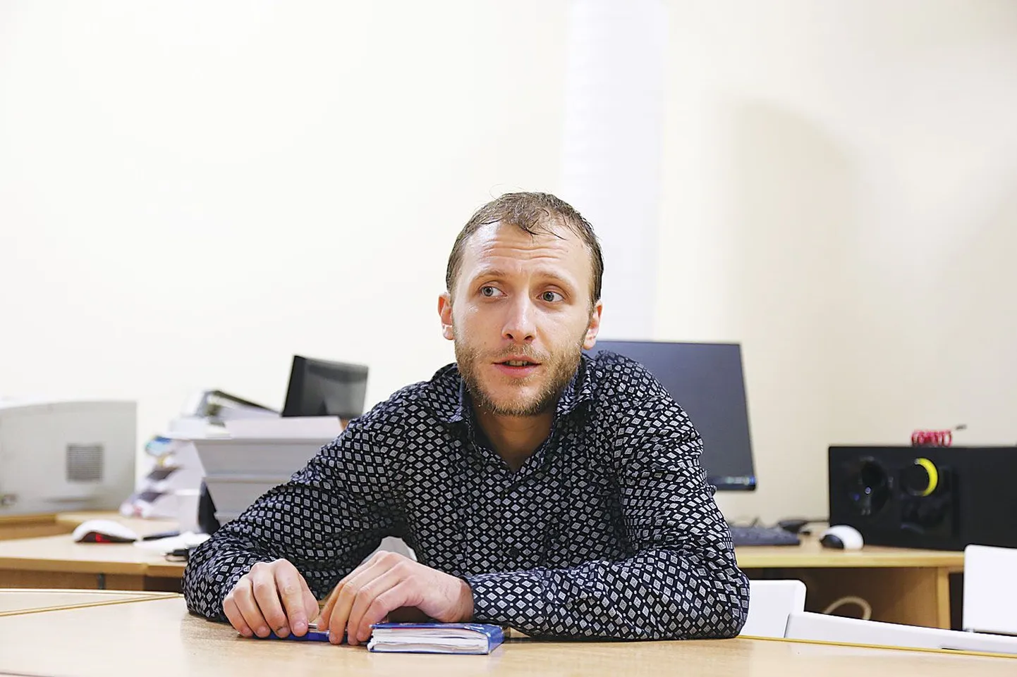 Главный редактор газеты «Псковская губерния» Денис Камалягин.