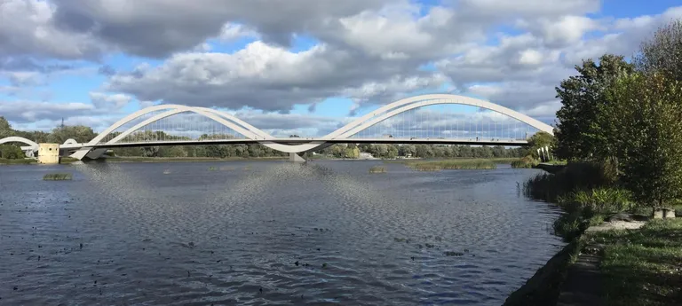 Vaade kolmandale sillale Jaansoni rajalt.