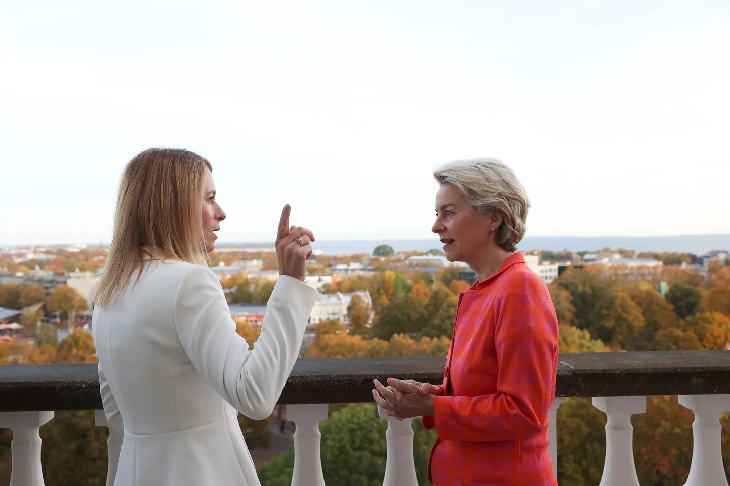 Euroopa Komisjoni president Ursula von der Leyen ja peaminister Kaja Kallasega kohtuvad Stenbocki majas