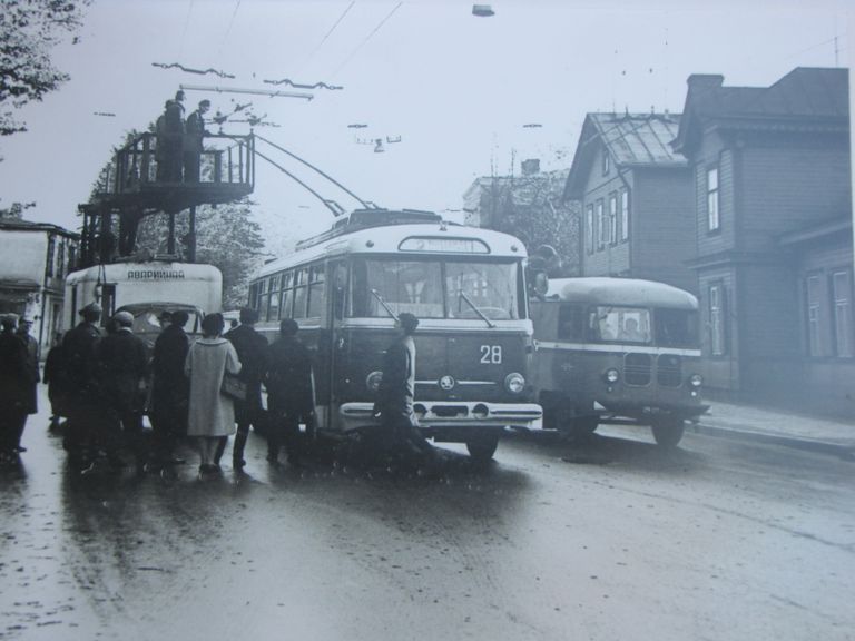 Таллиннскому троллейбусному транспорту исполняется 55 лет.