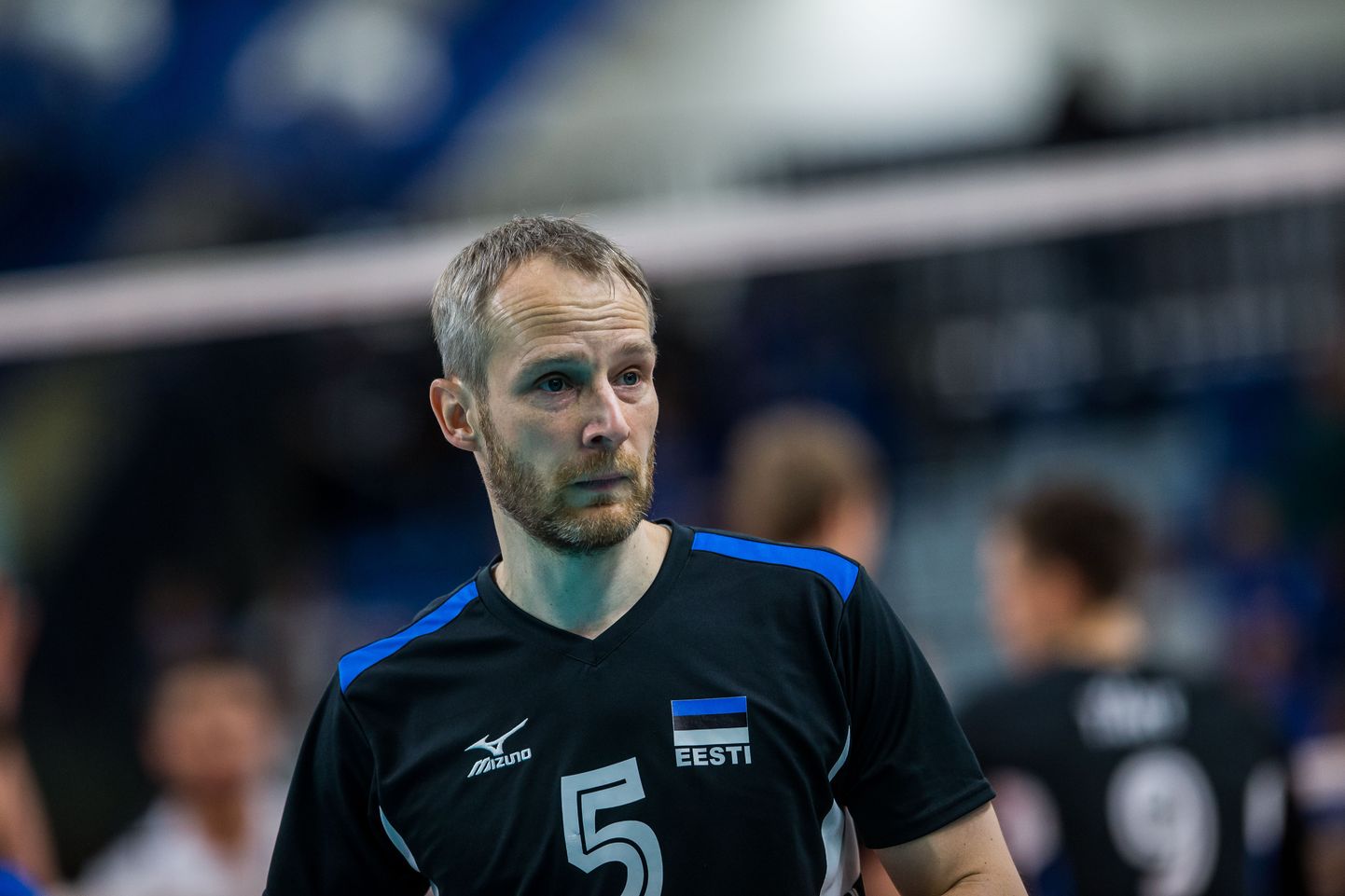 Eesti võrkpallikoondise kaptenist sidemängija Kert Toobal.