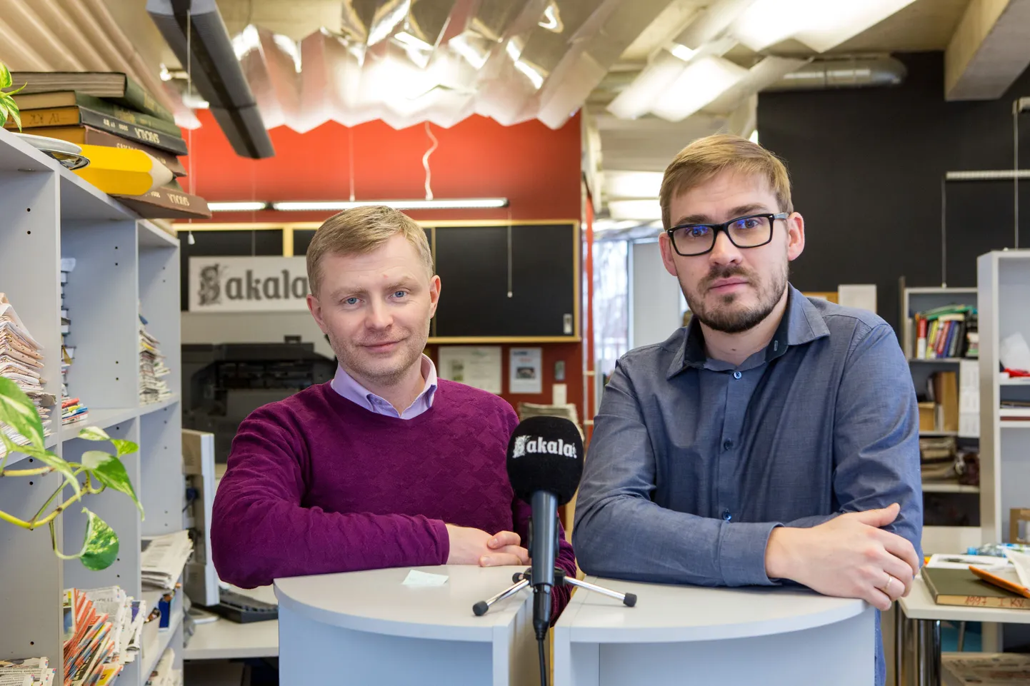 Sakala stuudios Hans Väre ja Rannar Raba