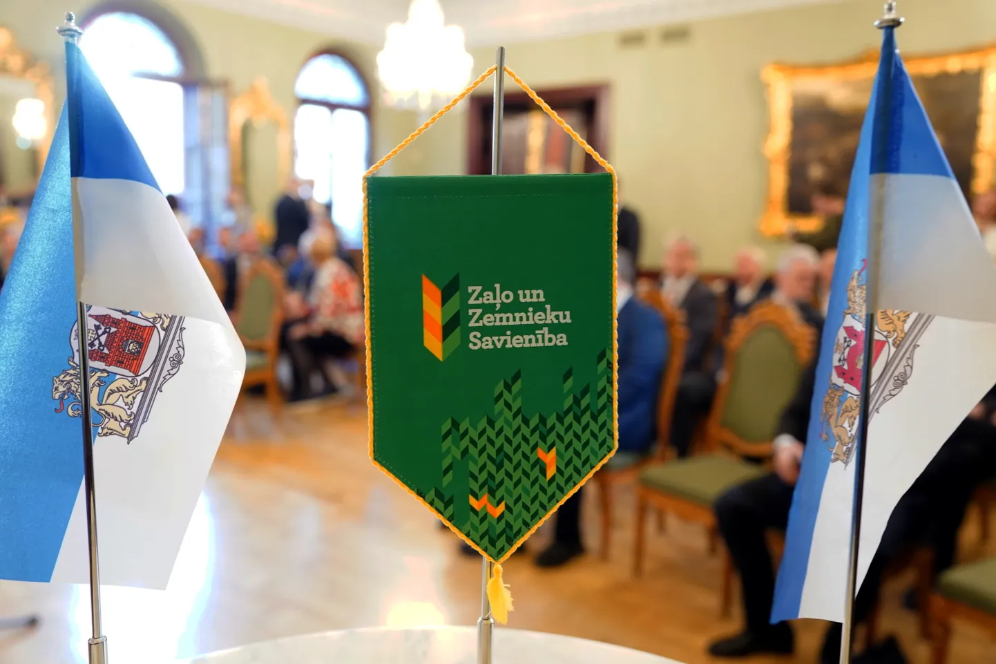 Partiju apvienības "Gods kalpot Rīgai" un Zaļo un zemnieku savienība prezentē deputātu kandidātu sarakstu Rīgas domes vēlēšanām.