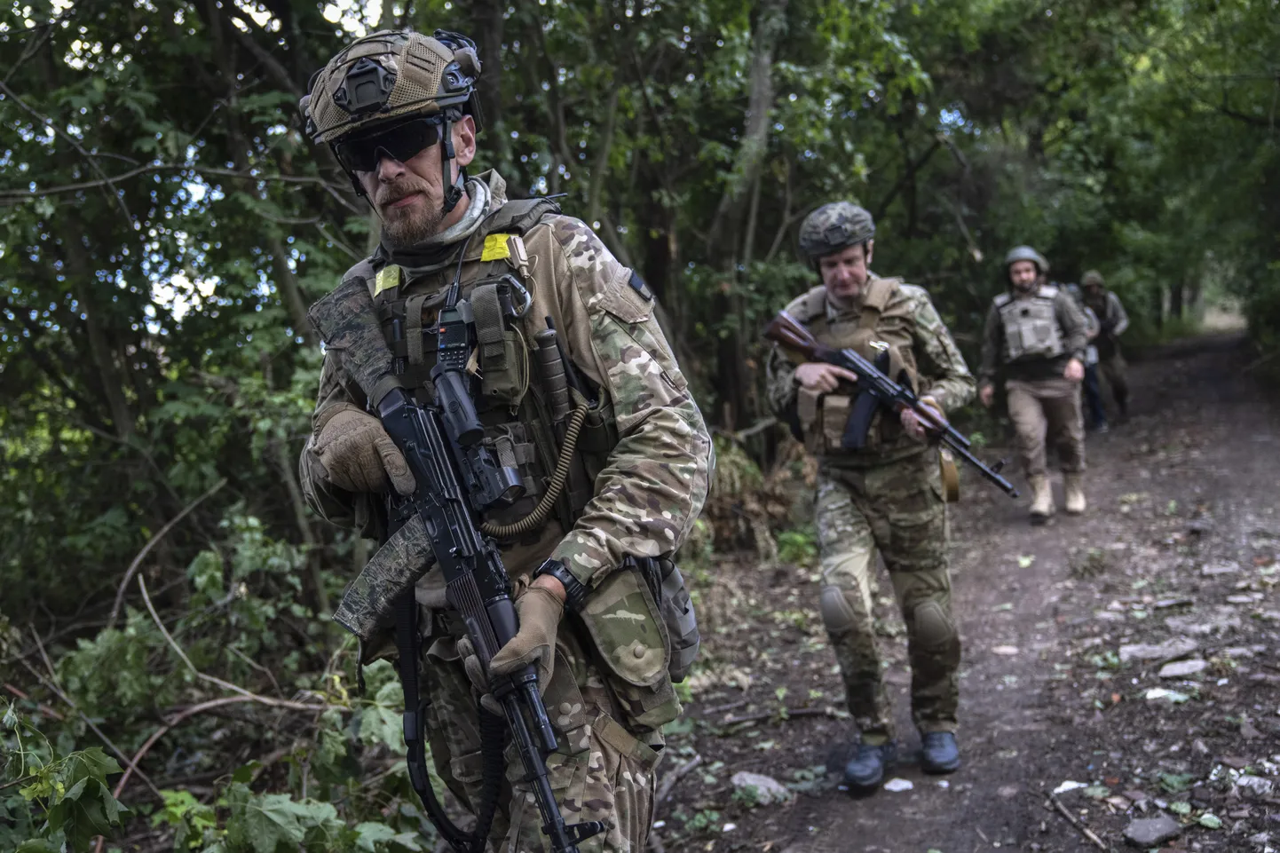 Ukraina sõdurid. Foto on illustratiivne.