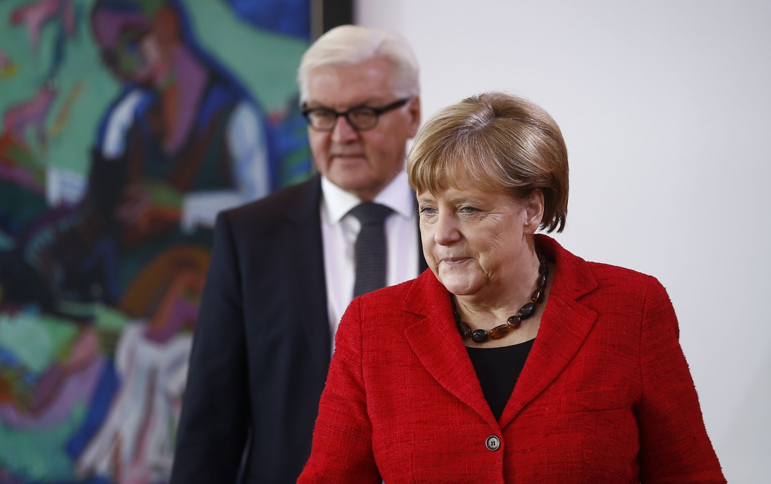 Saksamaa kantsler Angela Merkel ja president Frank-Walter Steinmeier.