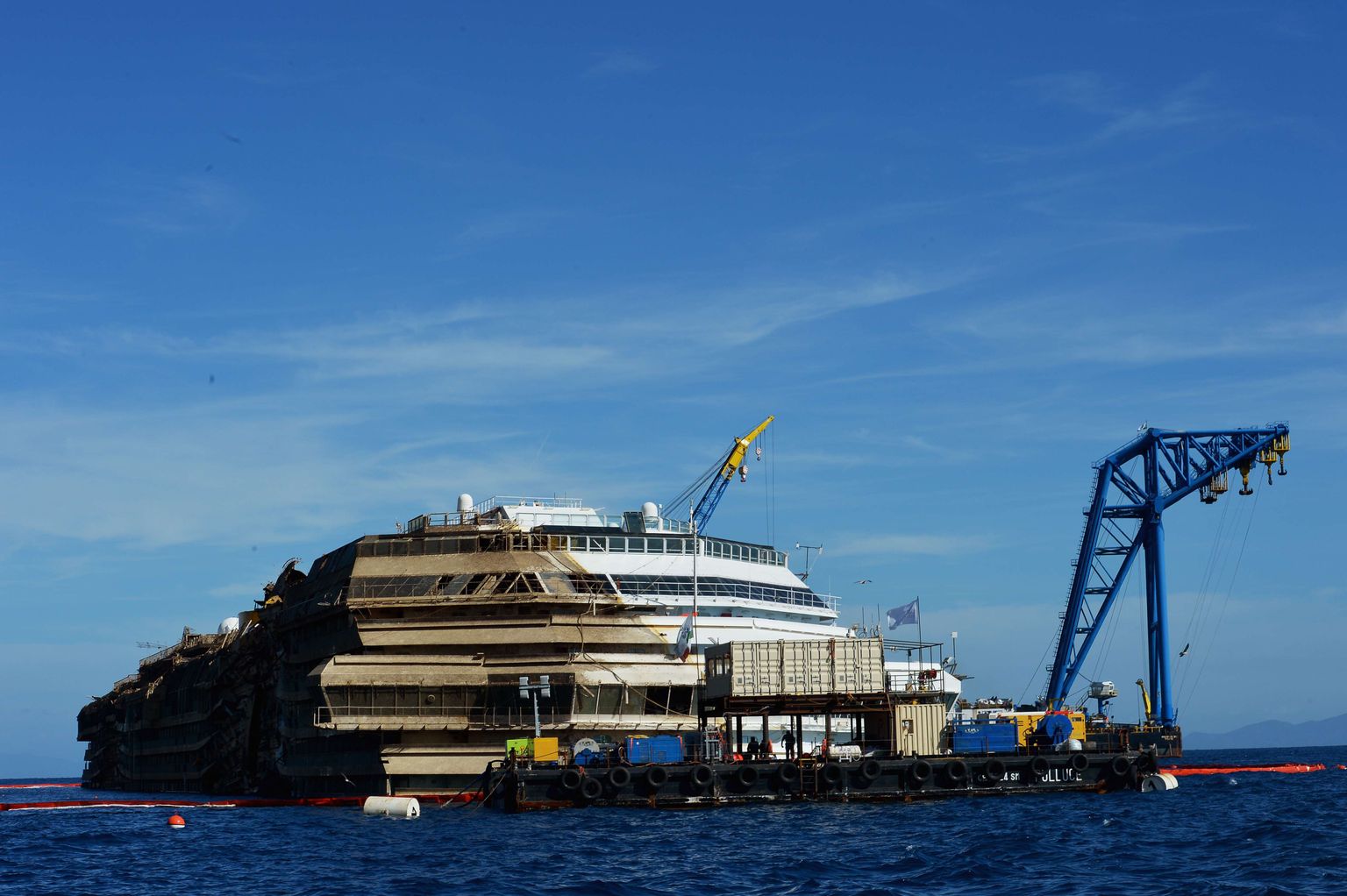 Costa Concordia vrakk.