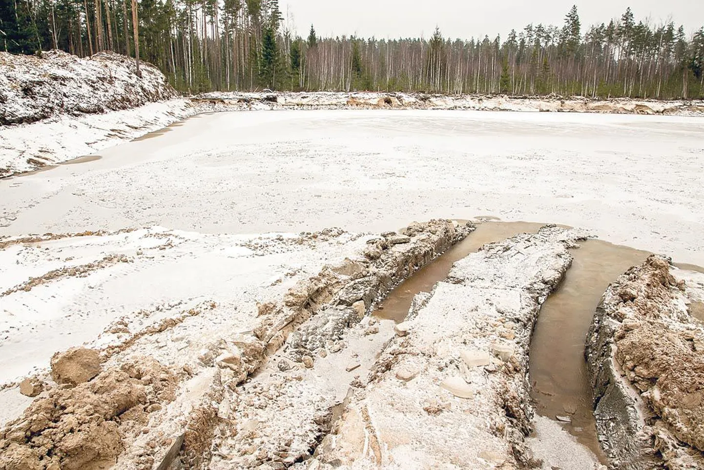 Metsafirmale Grundar Puit kuulub Pärnumaal mitu tiiki, teiste seas see Surju vallas asuv tuletõrje veevõtukoht. Ettevõtte juhile Andrus Kaldale kuulub ka firma Hüdromel, mis tänu muidu käes olevale tee-ehitusmaterjalile on võidutsenud mitmel RMK metsateede riigihankel.