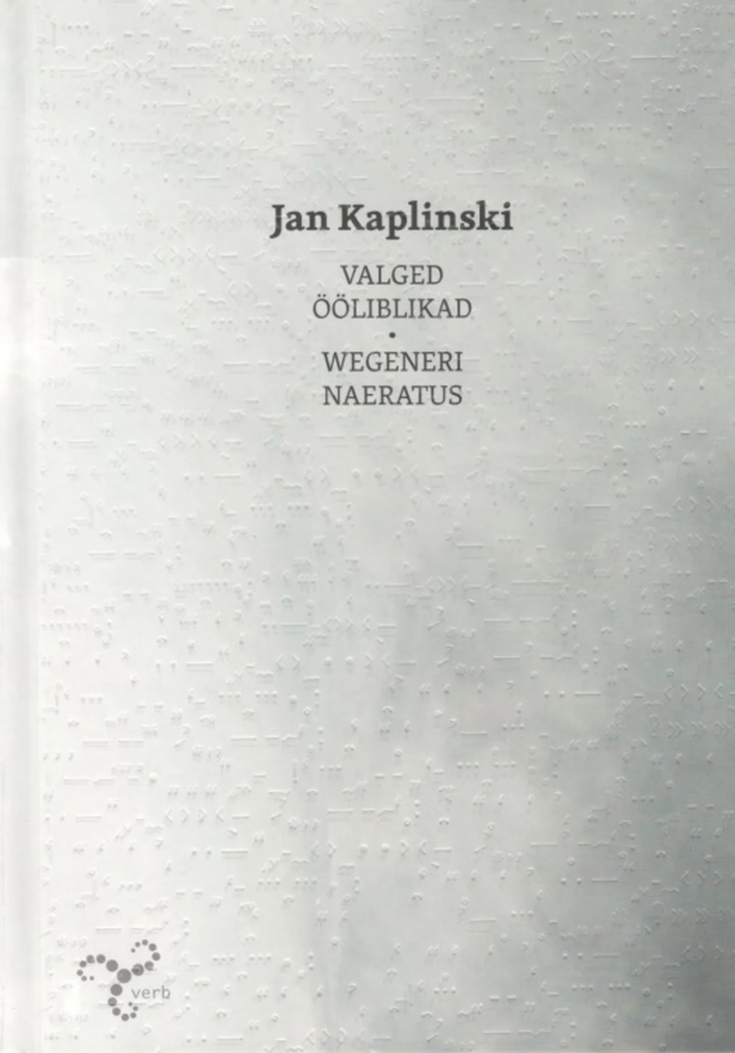 «Valged ööliblikad. Wegeneri naeratus»