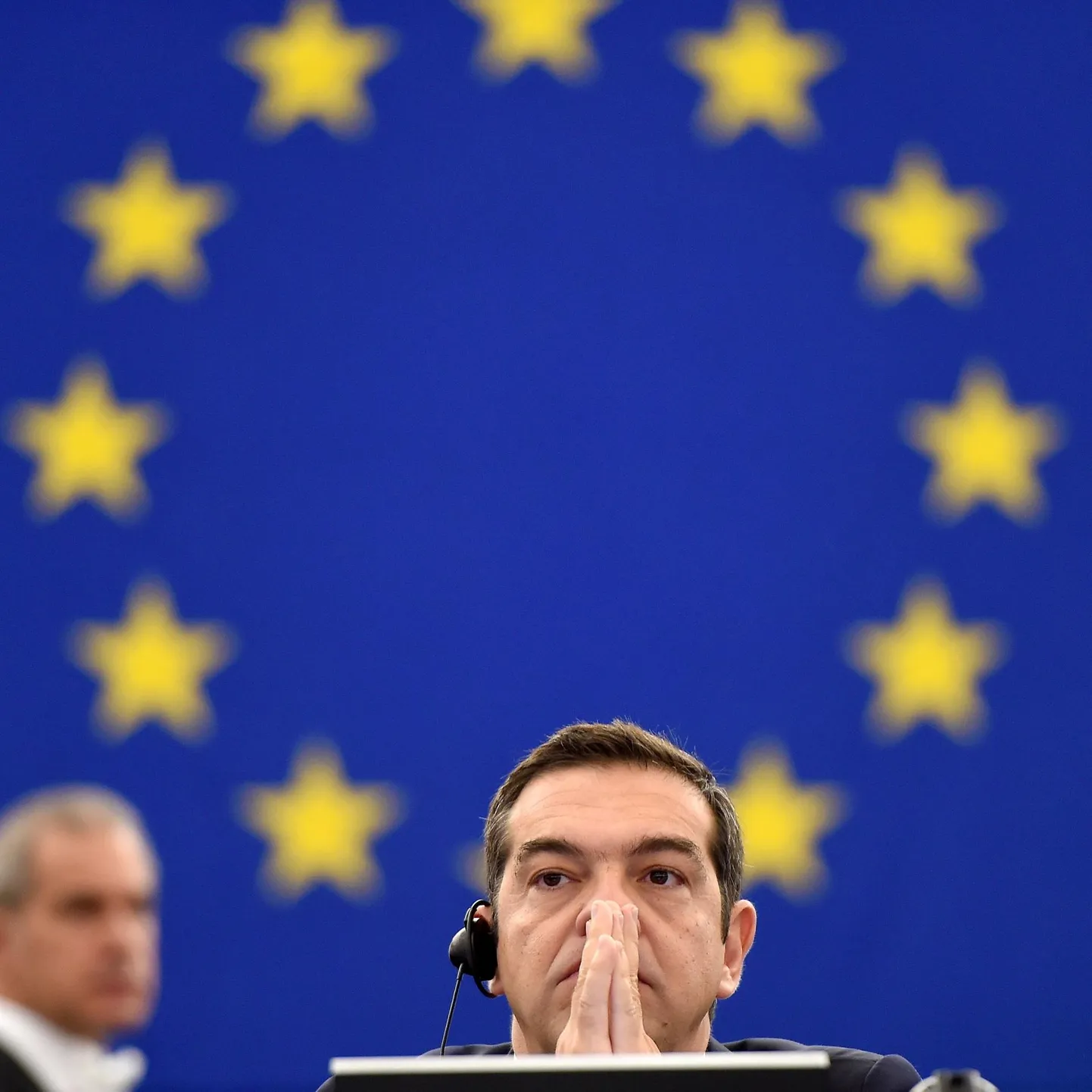 Kreeka peaminister Alexis Tsipras eile Strasbourgis.