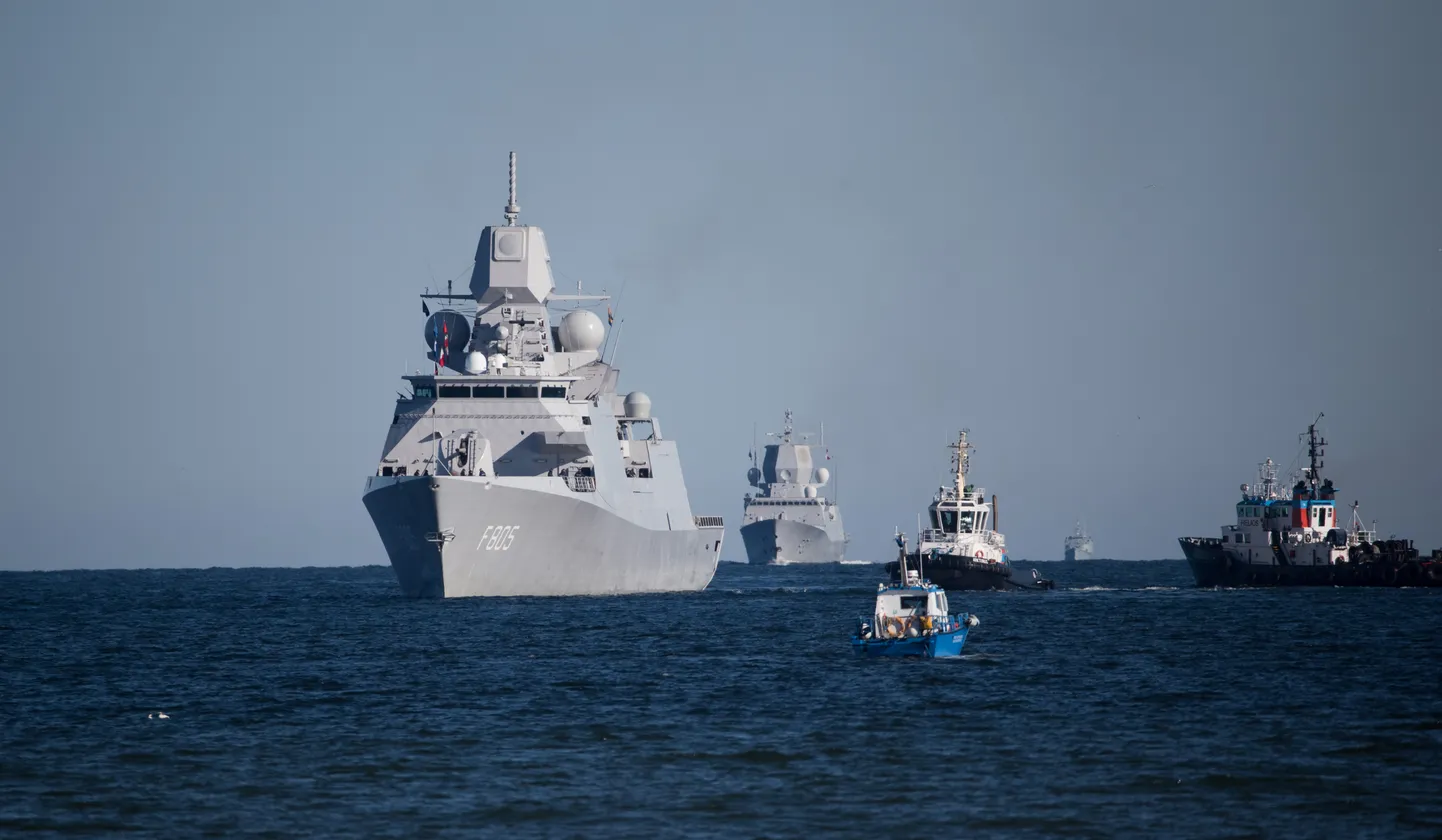 NATO warships in Estonia.