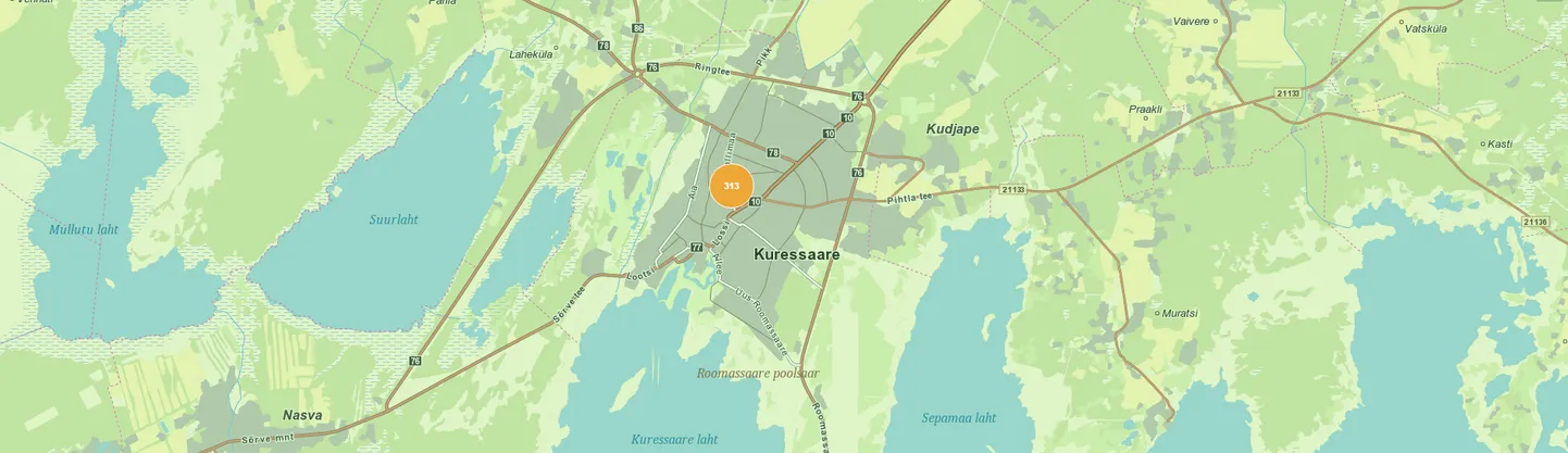 313 klienti on keskpinge maakaabli rikke tõttu Kuressaares elektrita.