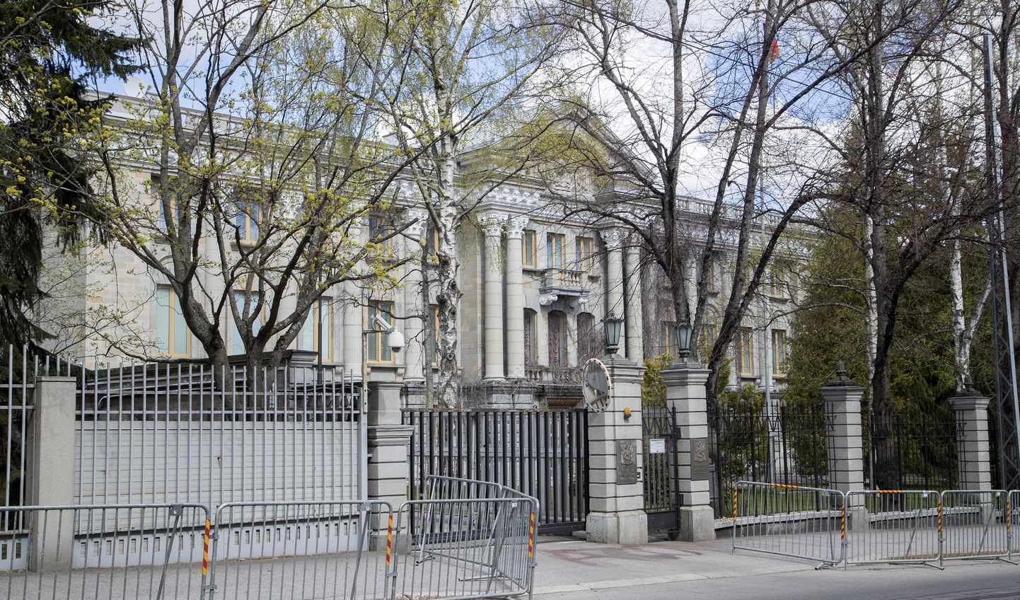 Venemaa saatkond Helsingis. Foto on illustratiivne.