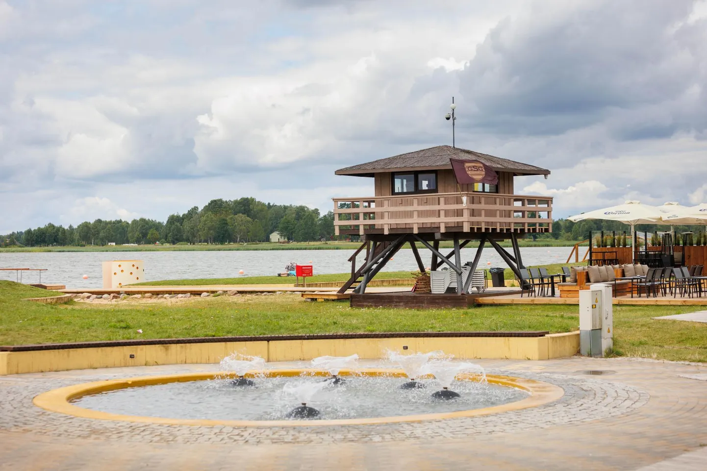 Võru Tamula järve rand