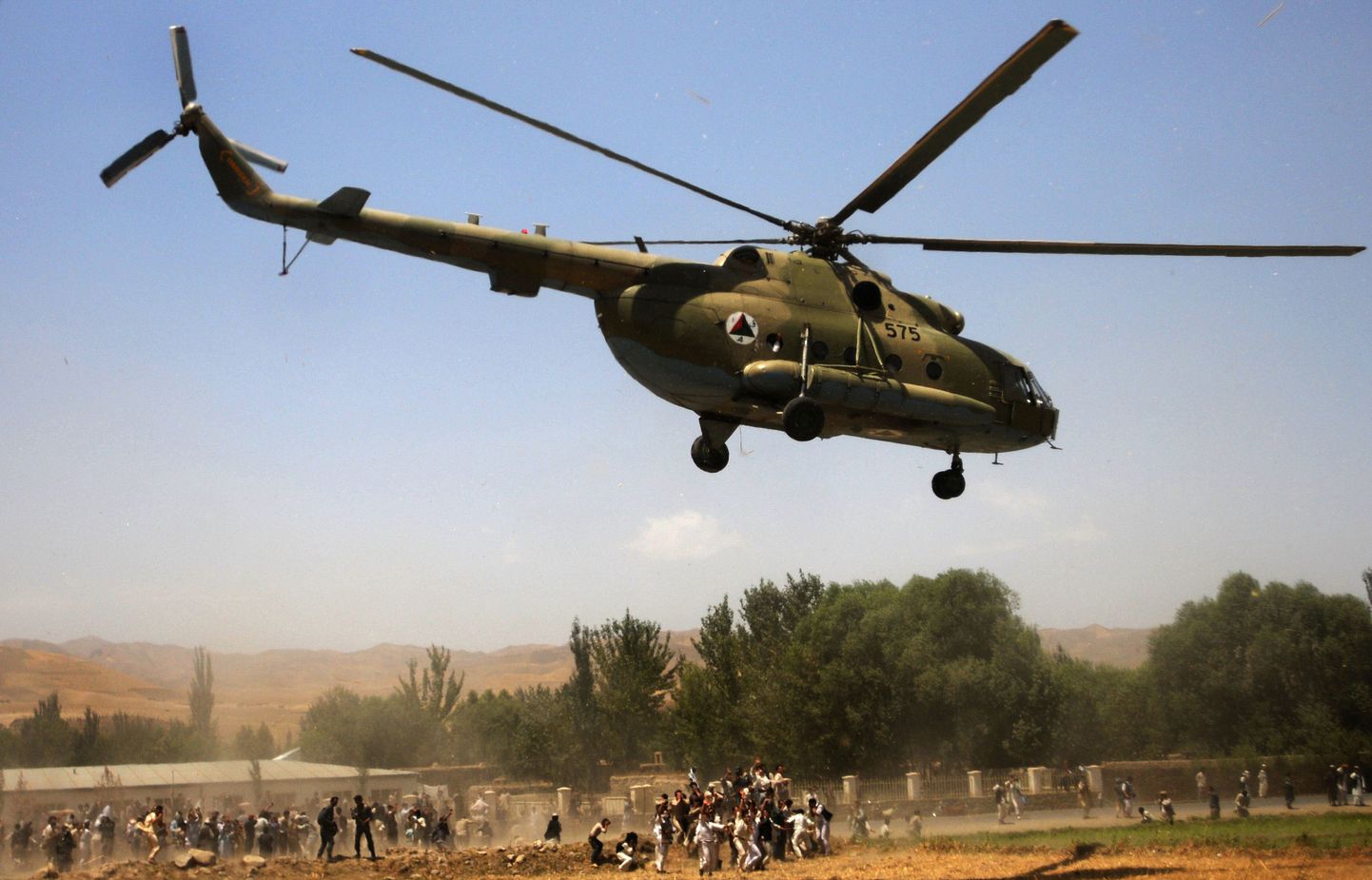 Afganistani sõjaväekopter Badakhshani provintsis.