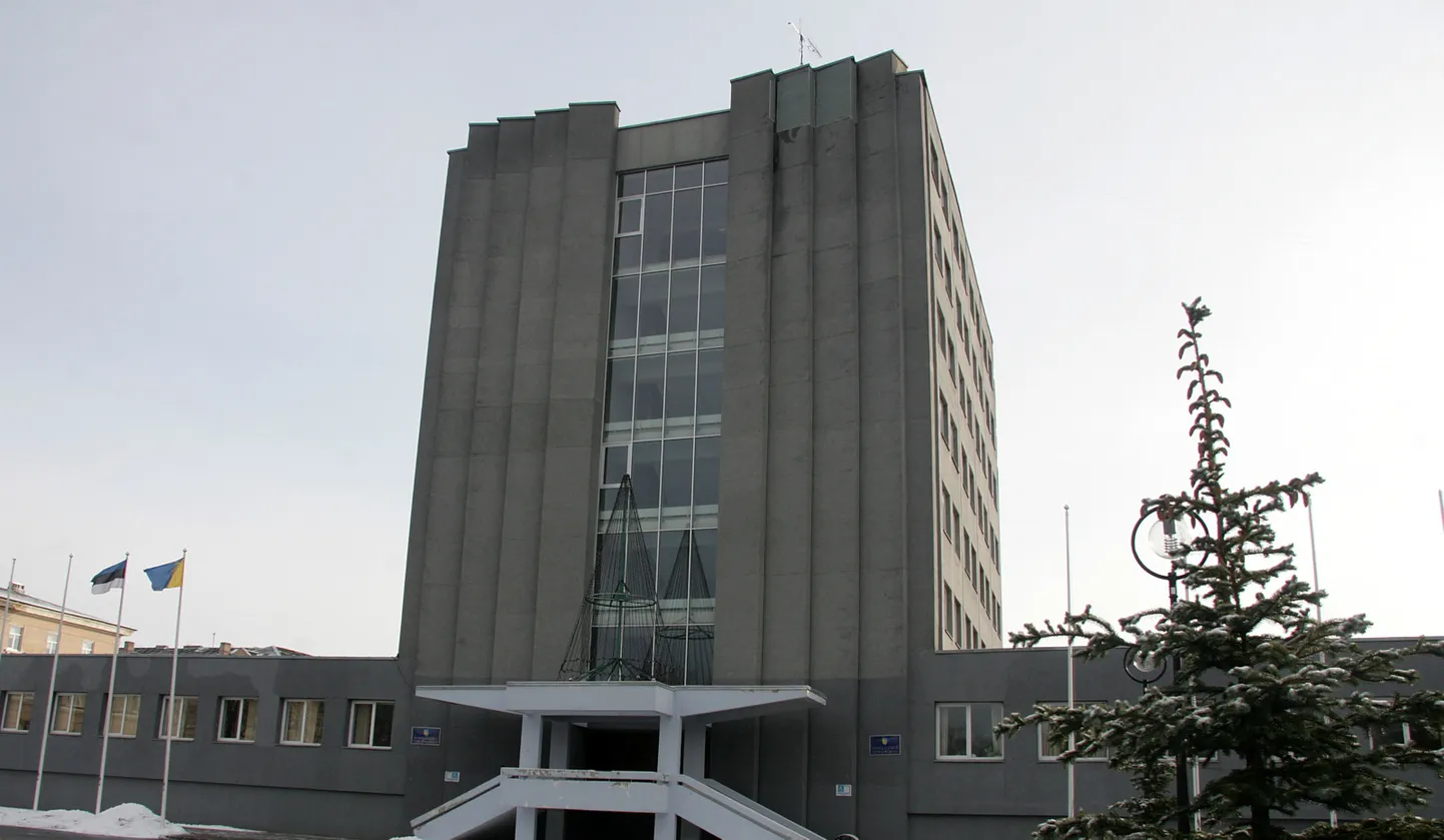 Здание городской управы Кохтла-Ярве.
