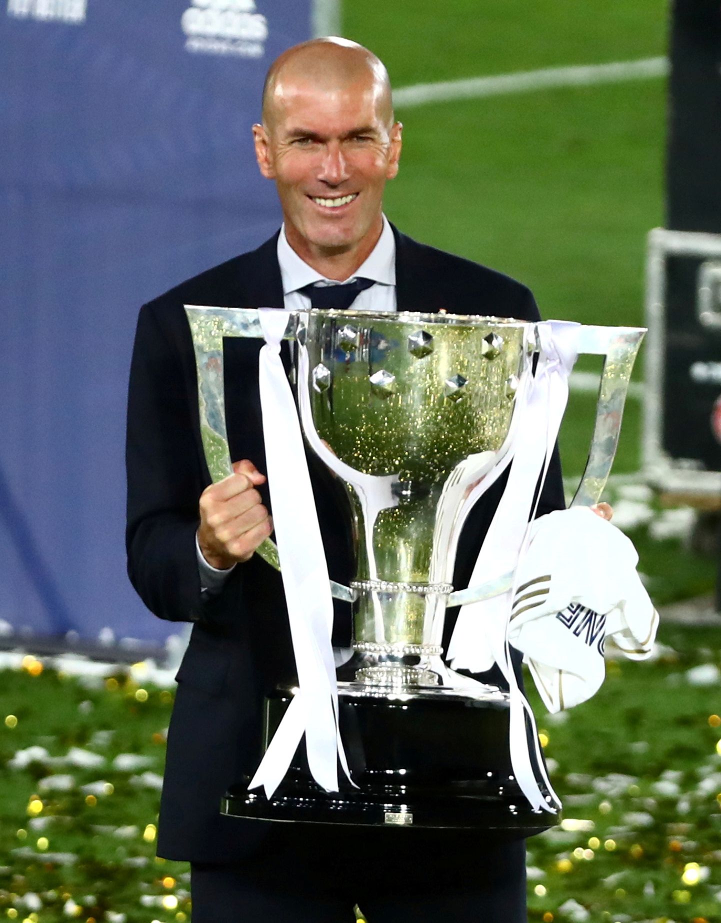 Zinedine Zidane eelmisel hooaja Hispaania liigatiitliga.