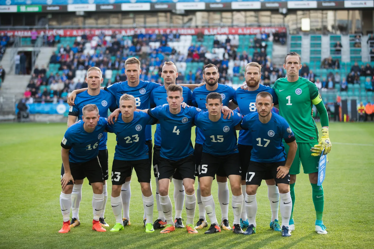 Eesti jalgpallikoondis.