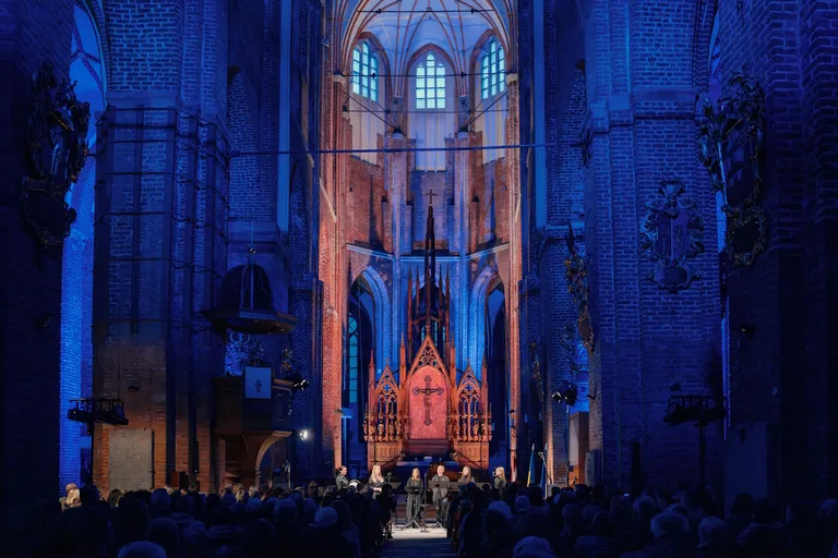​Osokina Brīvības festivāla Ukrainai atklāšanas koncerts Rīgas Sv. Pētera baznīcā 5. aprīlī.