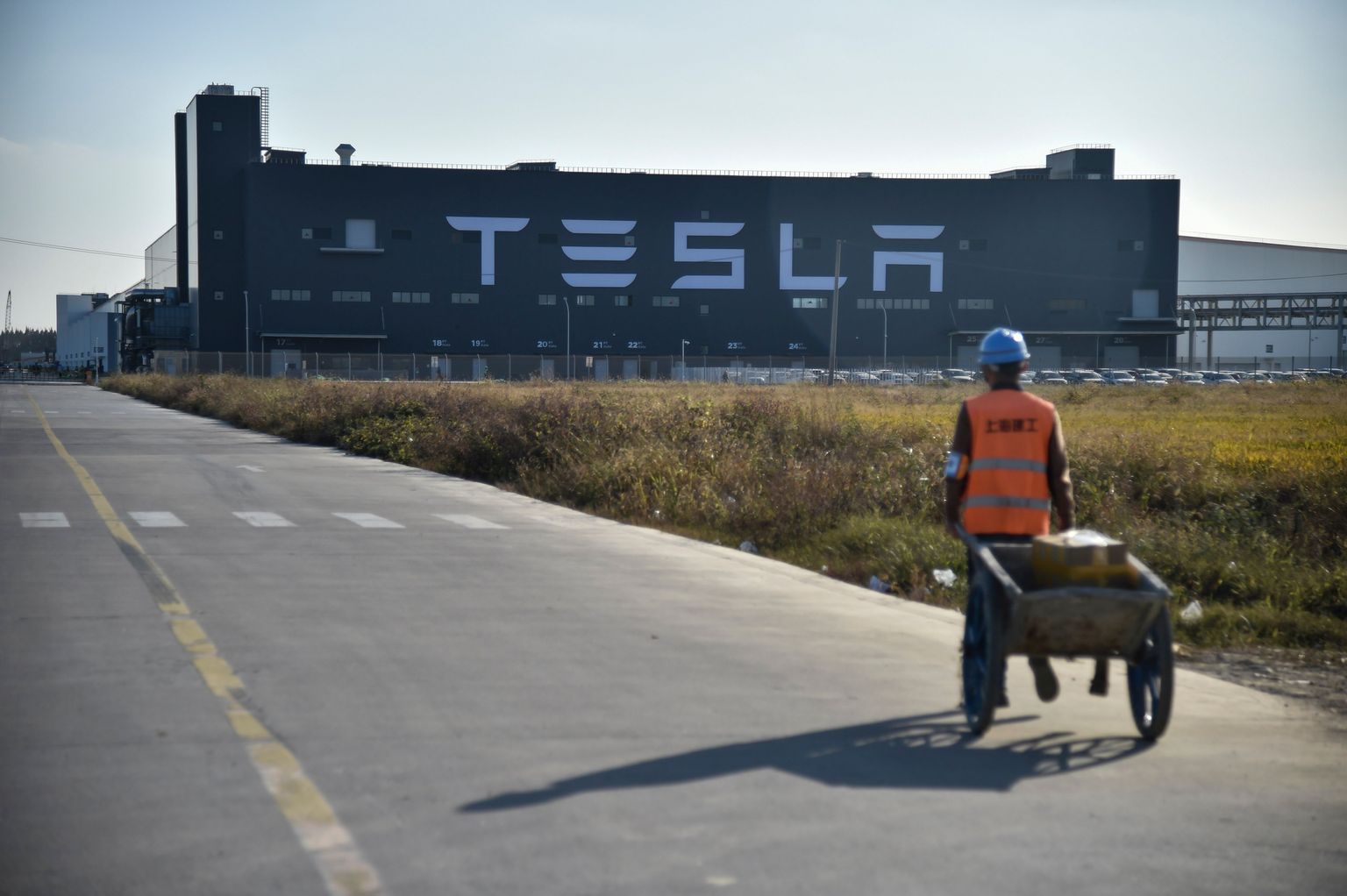 Tesla tehas Shanghais.