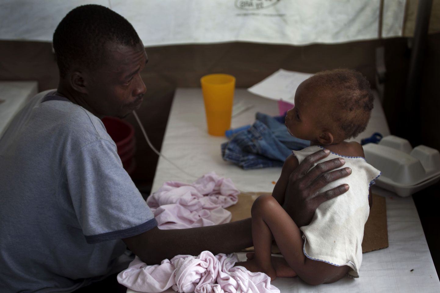 Kooleraepideemia Haiti pealinnas Port-au-Prince´is.