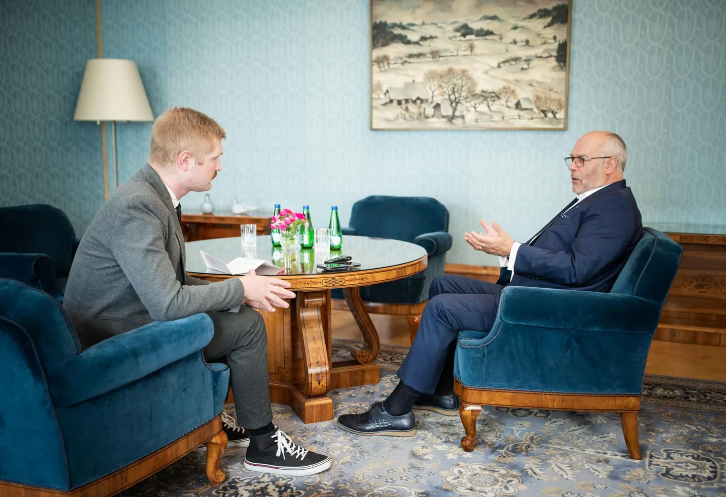 President on suhelnud võimaliku koalitsiooni erakondadega ja tema tunnetus on, et koalitsioon kindlasti ka sünnib.