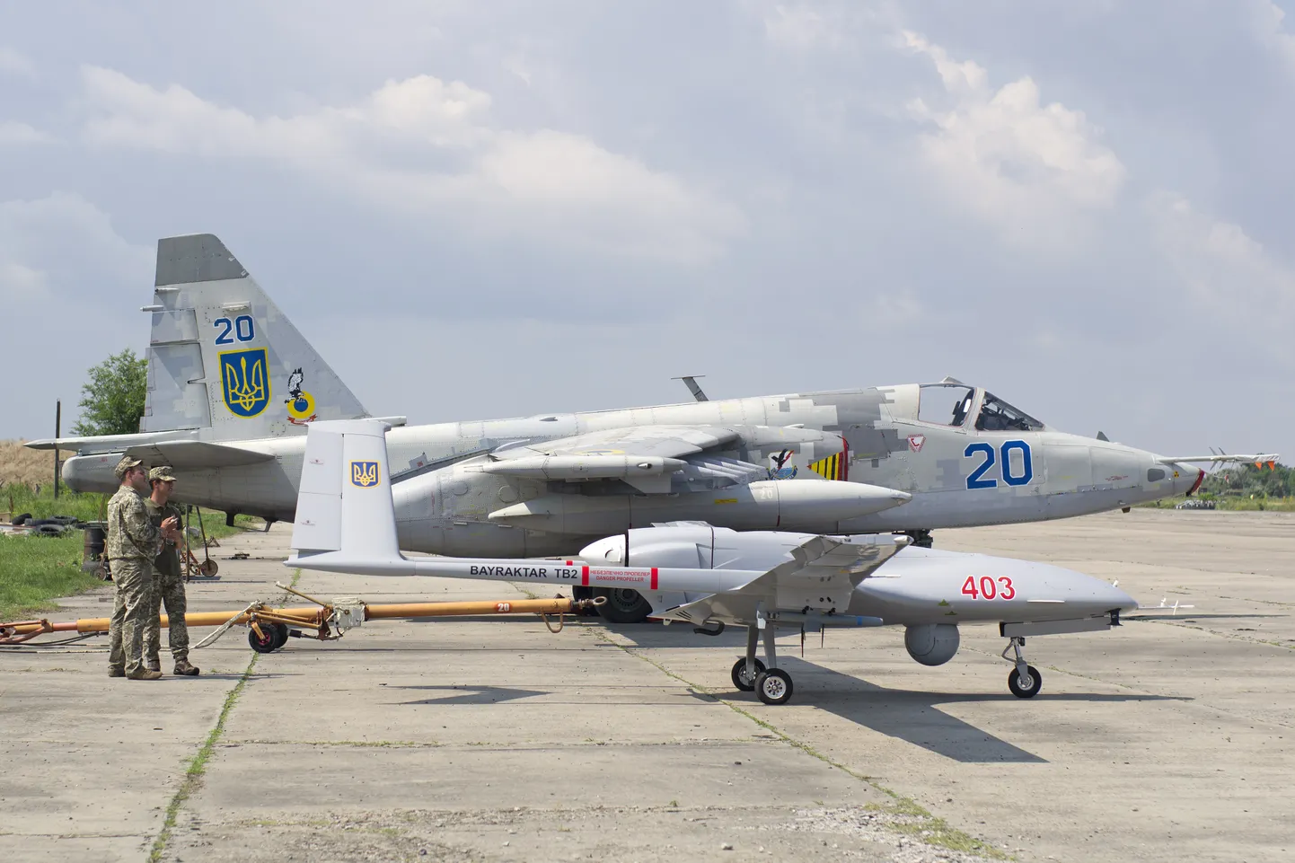 Bezpilota lidaparāts "Bayraktar TB-2". Ilustratīvs attēls.