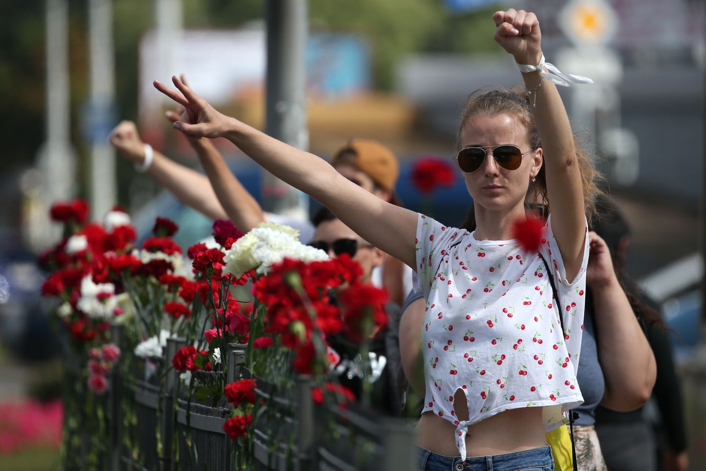 Протест в Минске.