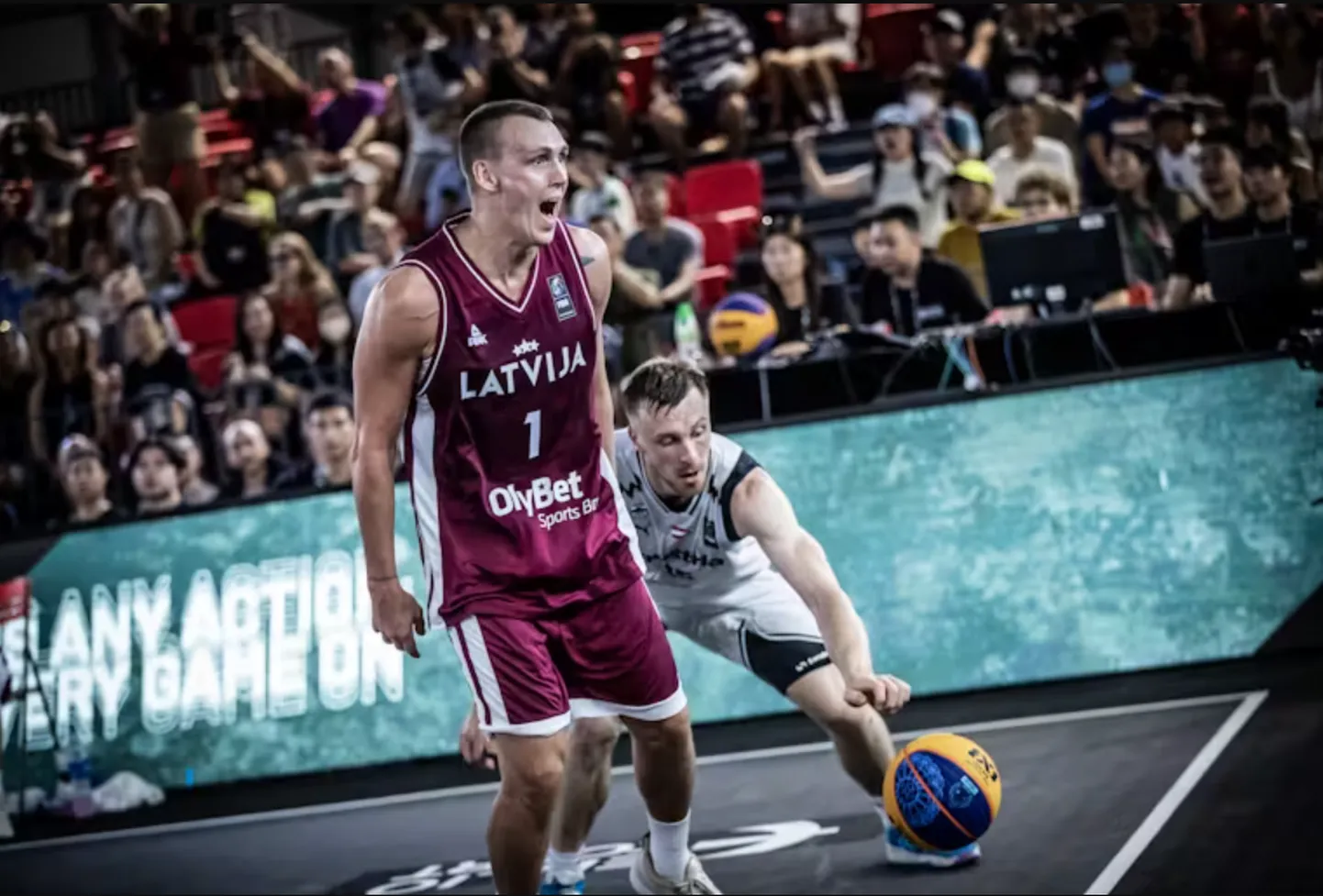 Latvijas 3x3 basketbola izlases kapteinis Nauris Miezis.