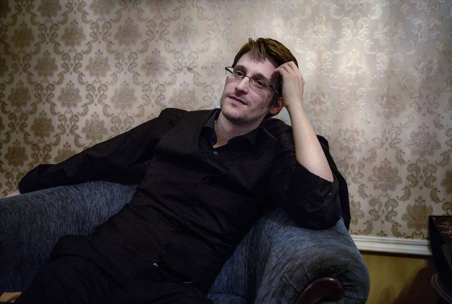 Venemaal redutav ameeriklasest vilepuhuja Edward Snowden.