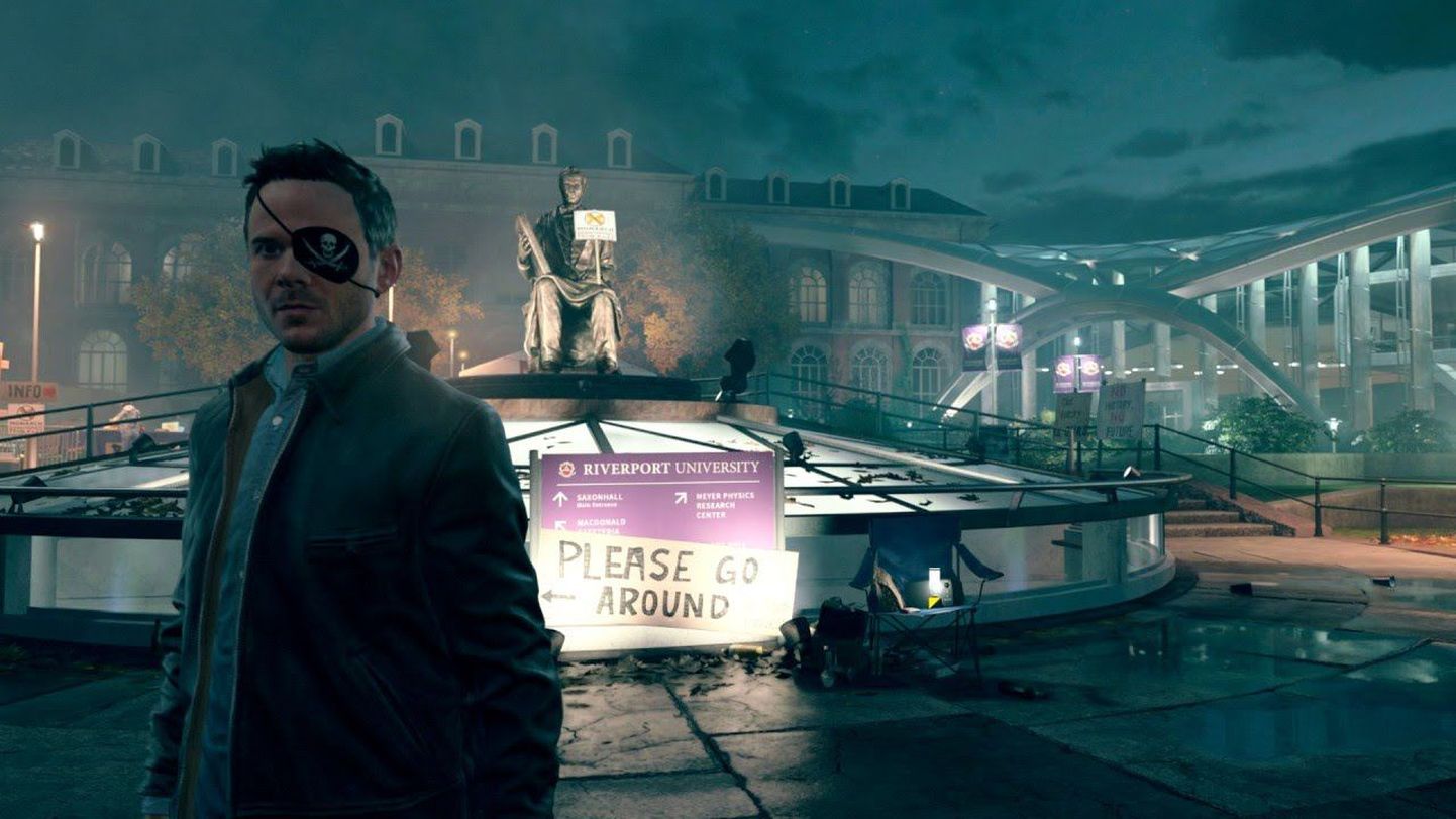 Kui Sa tirid illegaalselt alla Soome mängustuudio Remedy mängu Quantum Break, pannakse peategelasele pähe piraadi silmaklapp.