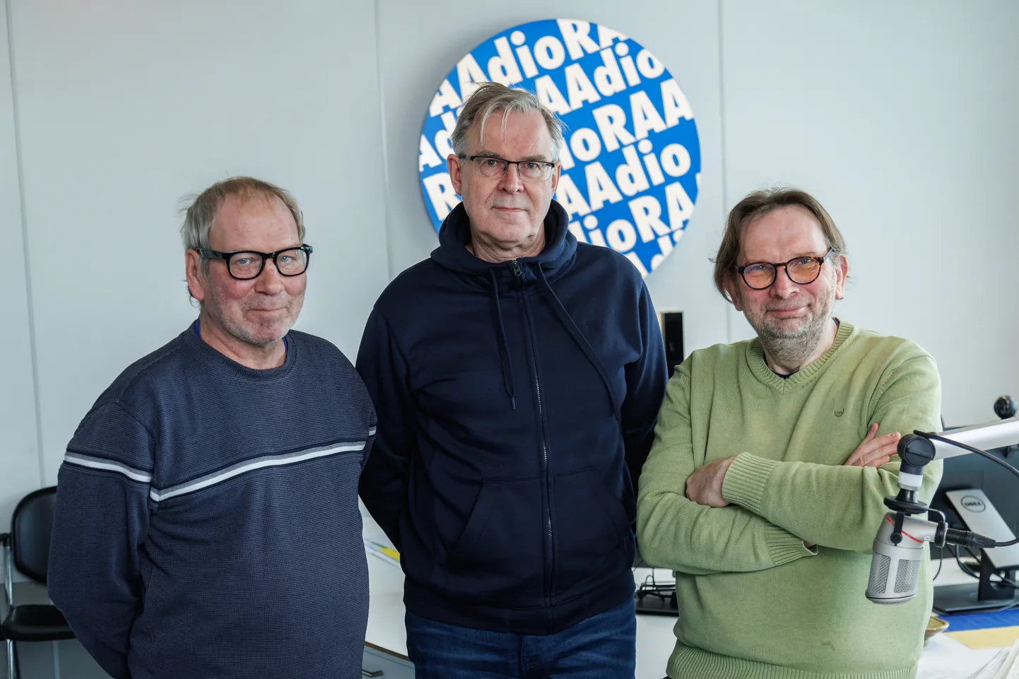Keskpäevatunnis Ainar Ruussaar, Priit Hõbemägi ja Marek Strandberg
