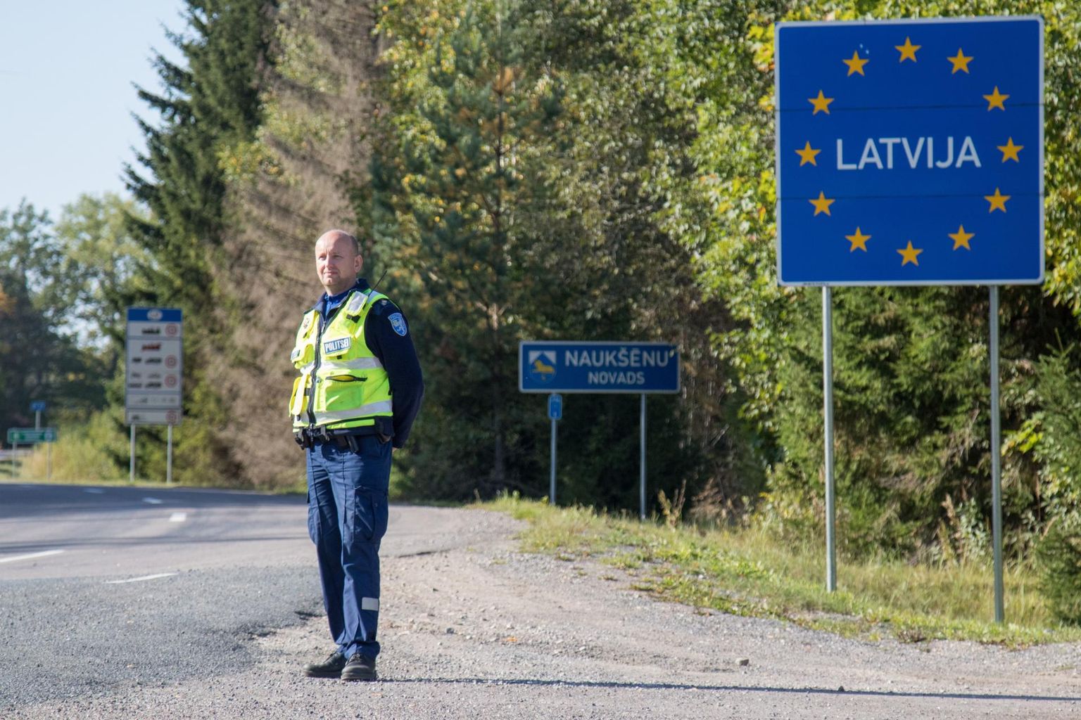 Эстонско-латвийская граница. Иллюстративное фото.