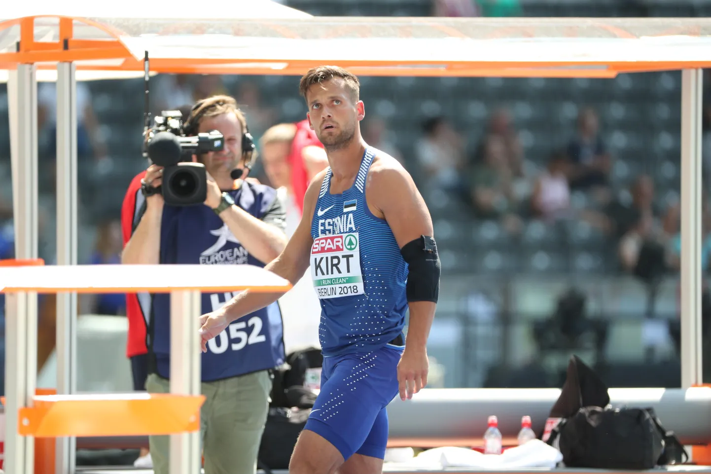 Magnus Kirt kergejõustiku Euroopa meistrivõistluste odaviske kvalifikatsioonis.