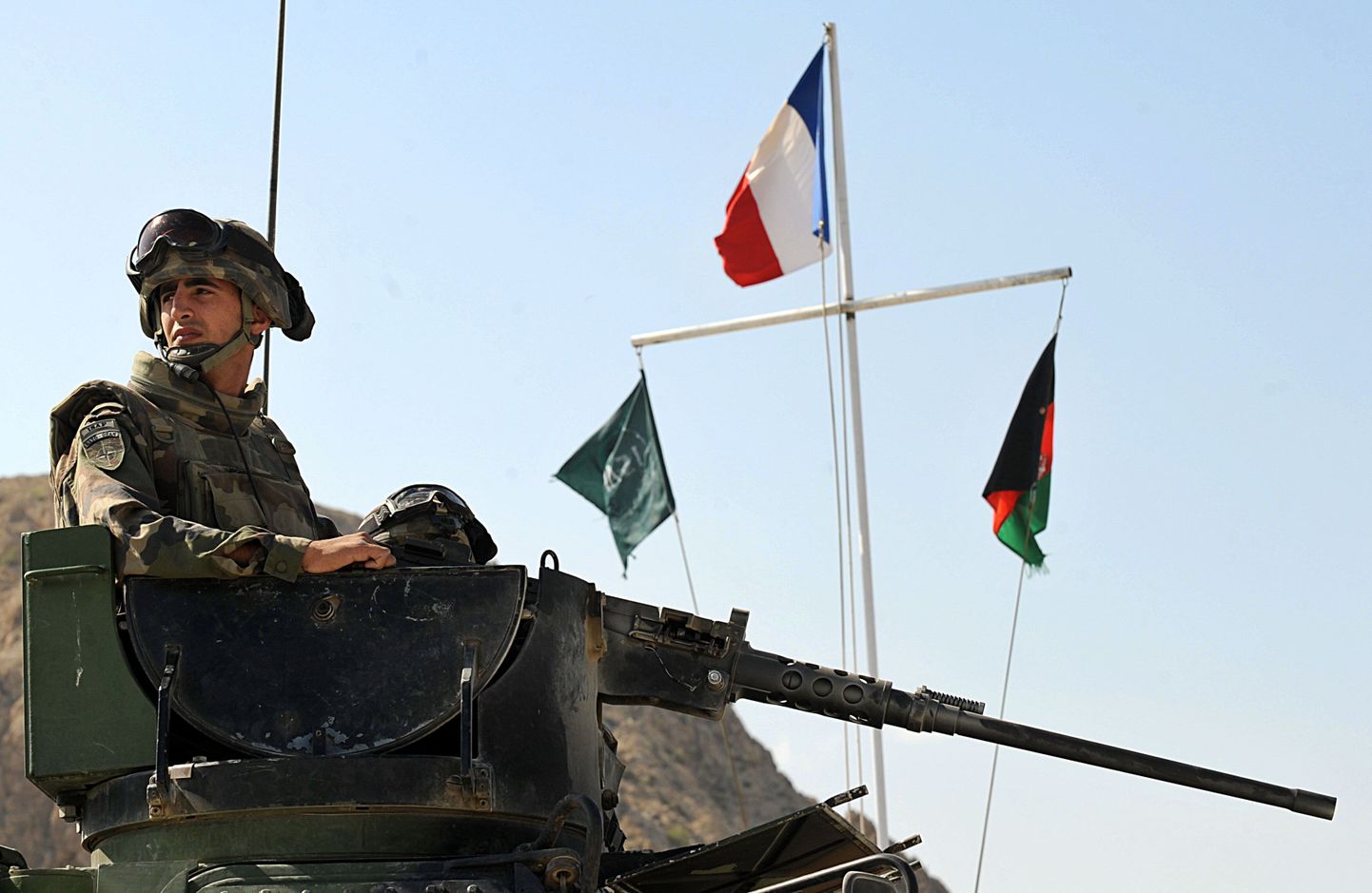 ISAFi koosseisu kuuluv prantsuse sõdur Sarobi baasis, mis jääb Afganistani pealinnast Kabulist 50 km itta.