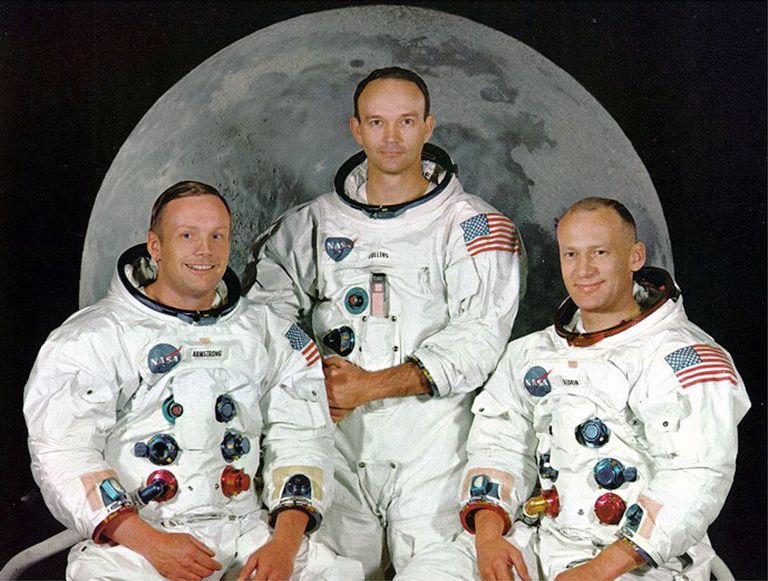 Apollo 11 astronaudid (vasakult paremale) Neil Armstrong, Michael Collins ja Buzz Aldrin