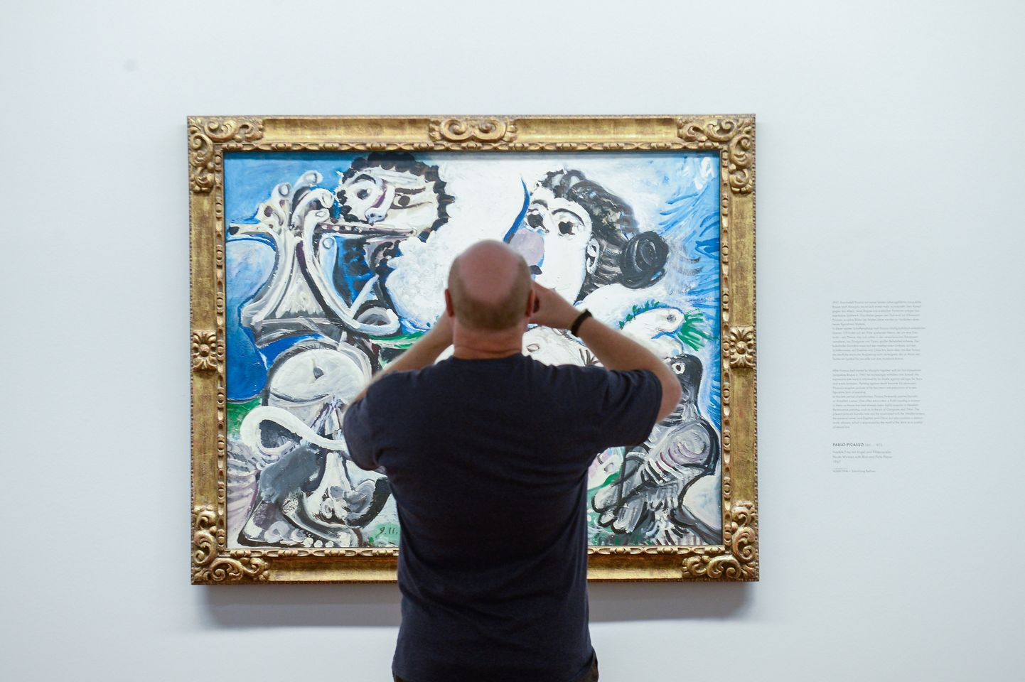 Произведение Пабло Пикассо в Музее Альбертина в Испании. Фото иллюстративное.