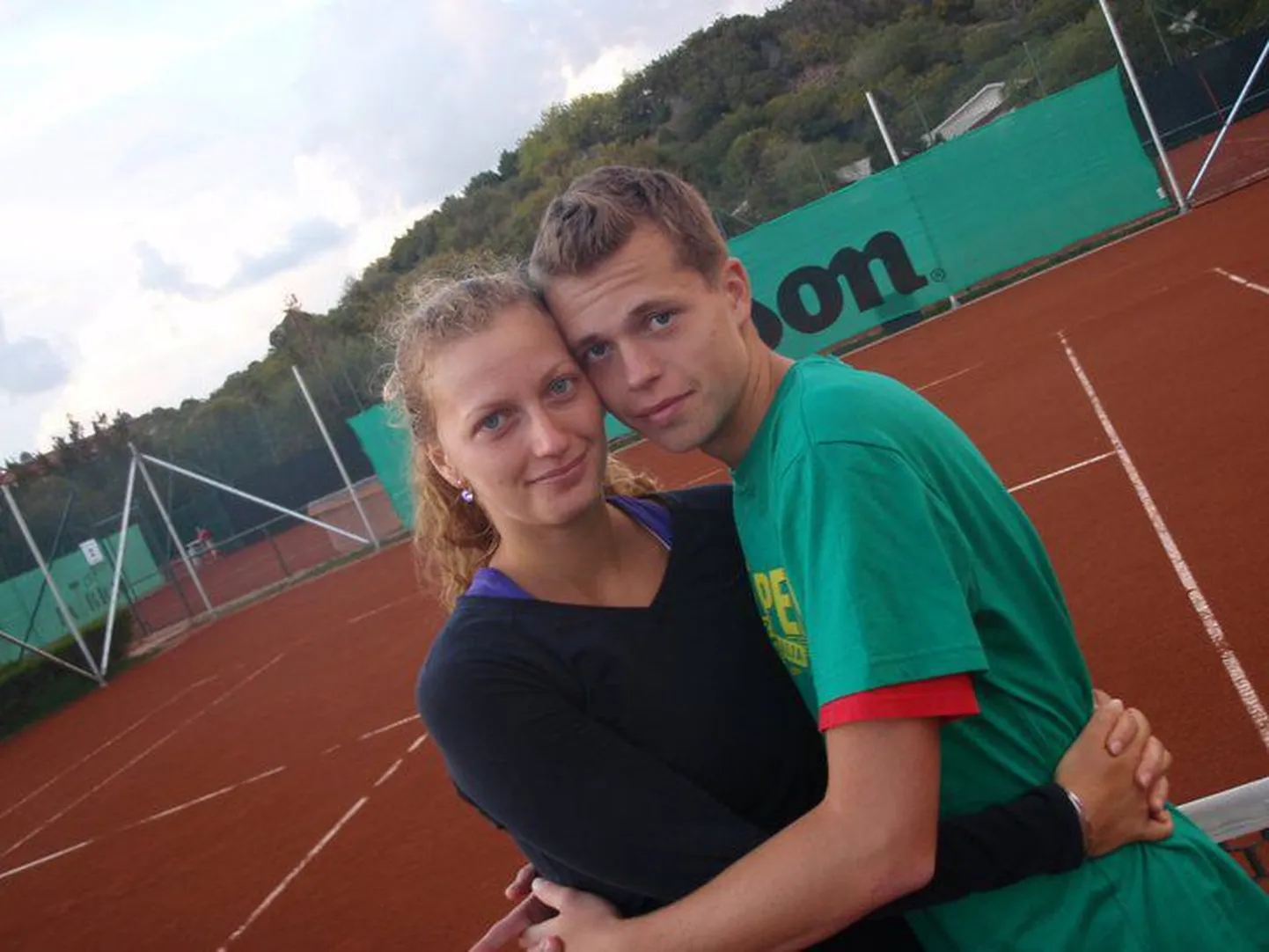 Petra Kvitova oma peigmees Adam Pavlašekiga.