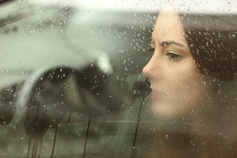 Depressiivsus. Pilt on illustreeriv