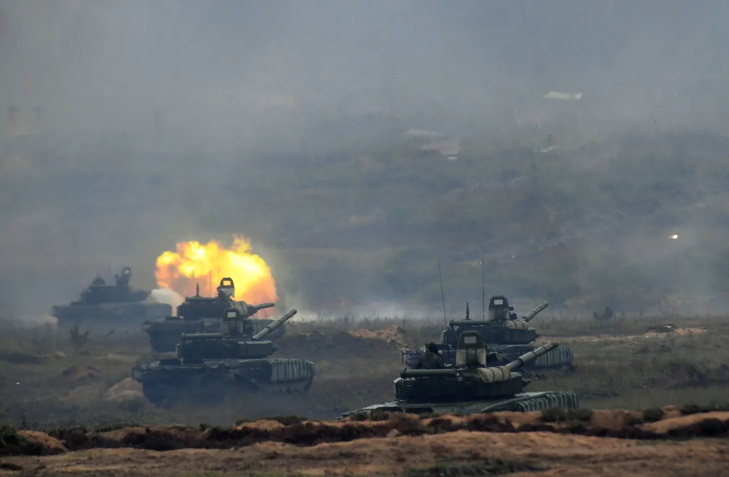 Venemaa tankid suurõppusel Zapad-2017.