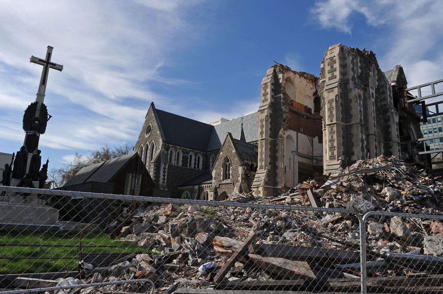 Christchurchi katedraal pärast maavärinat