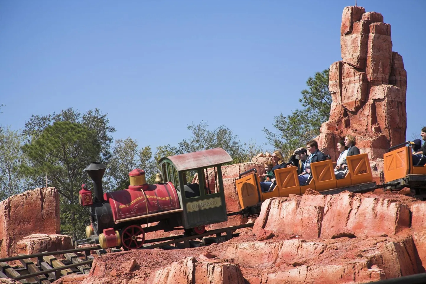 Big Thunder Mountaini Ameerika raudtee, mille abil saab ühe pila-Nobeliga pärjatud teadustöö põhjal ravida neerukivitõbe.