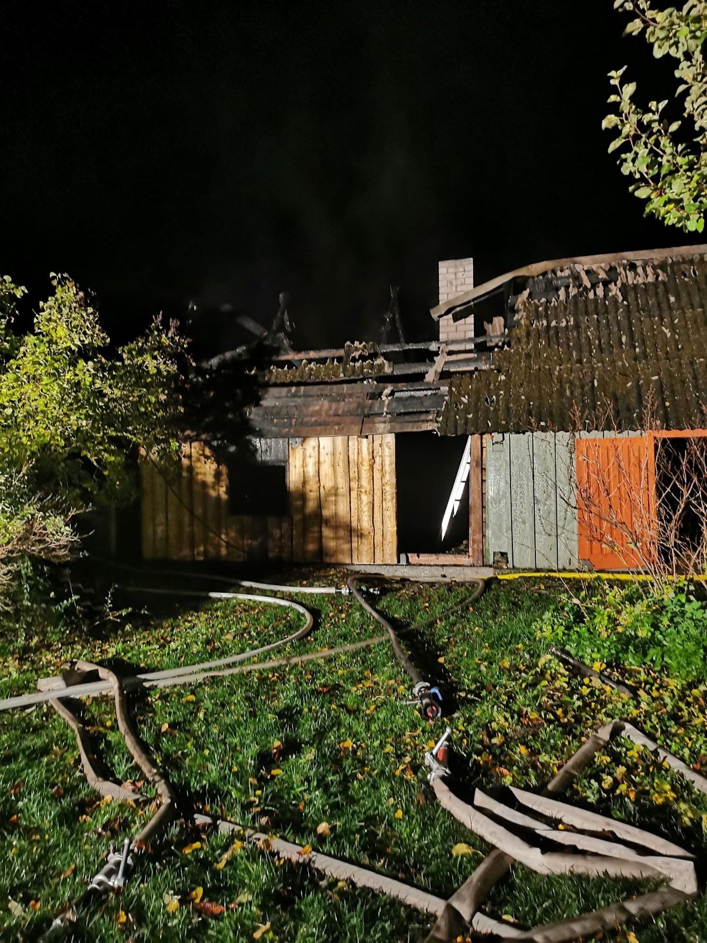 Saunamaja põleng Vanakubja külas