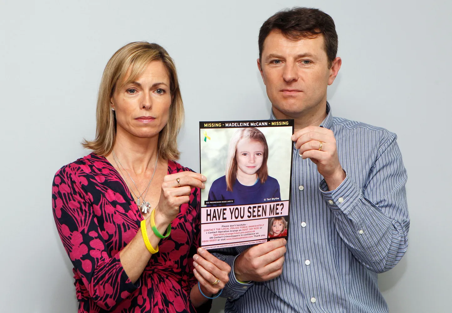 Kate ja Gerry McCann tütre Madeleine'i fotoga