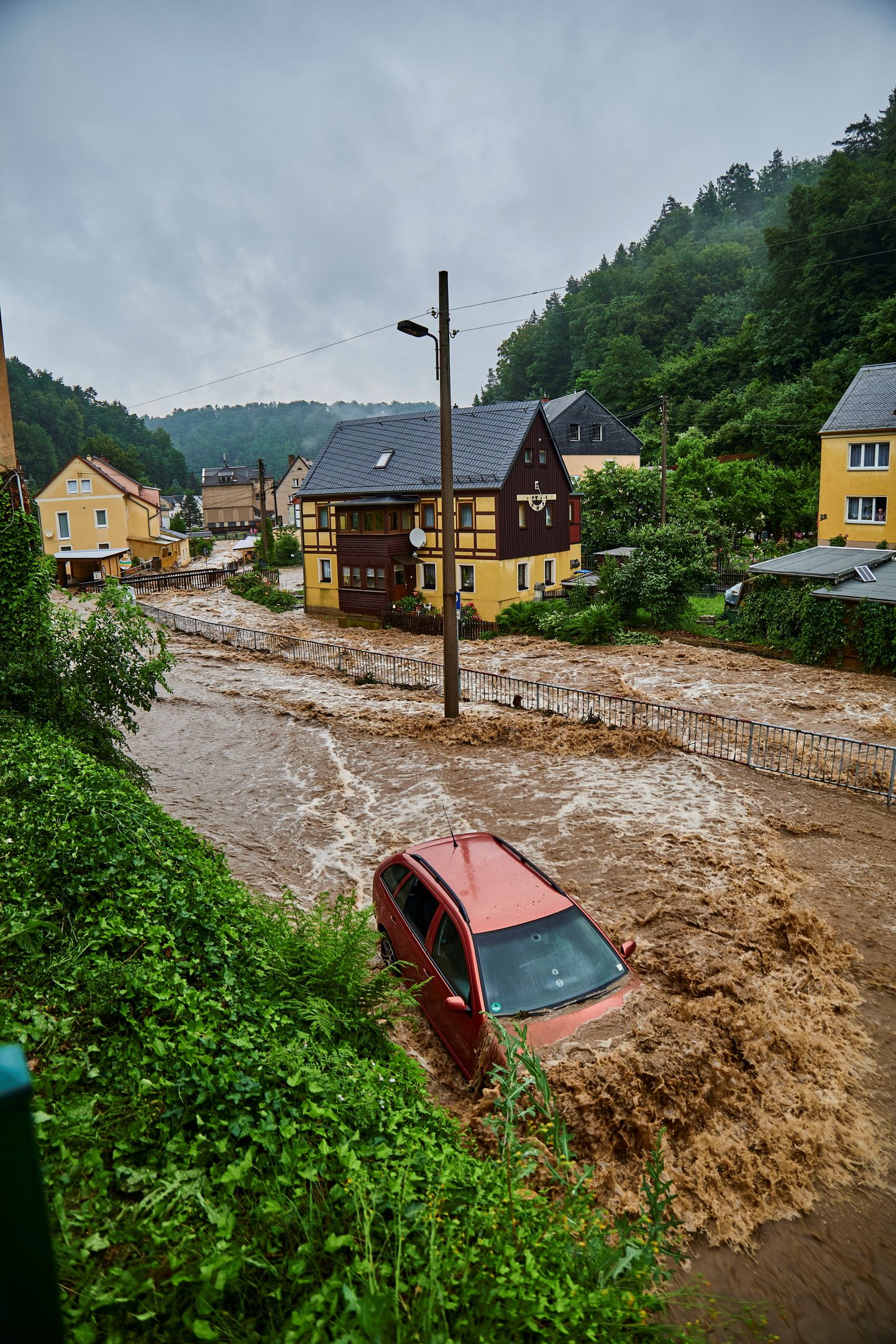 Plūdi jūlijā Vācijā.