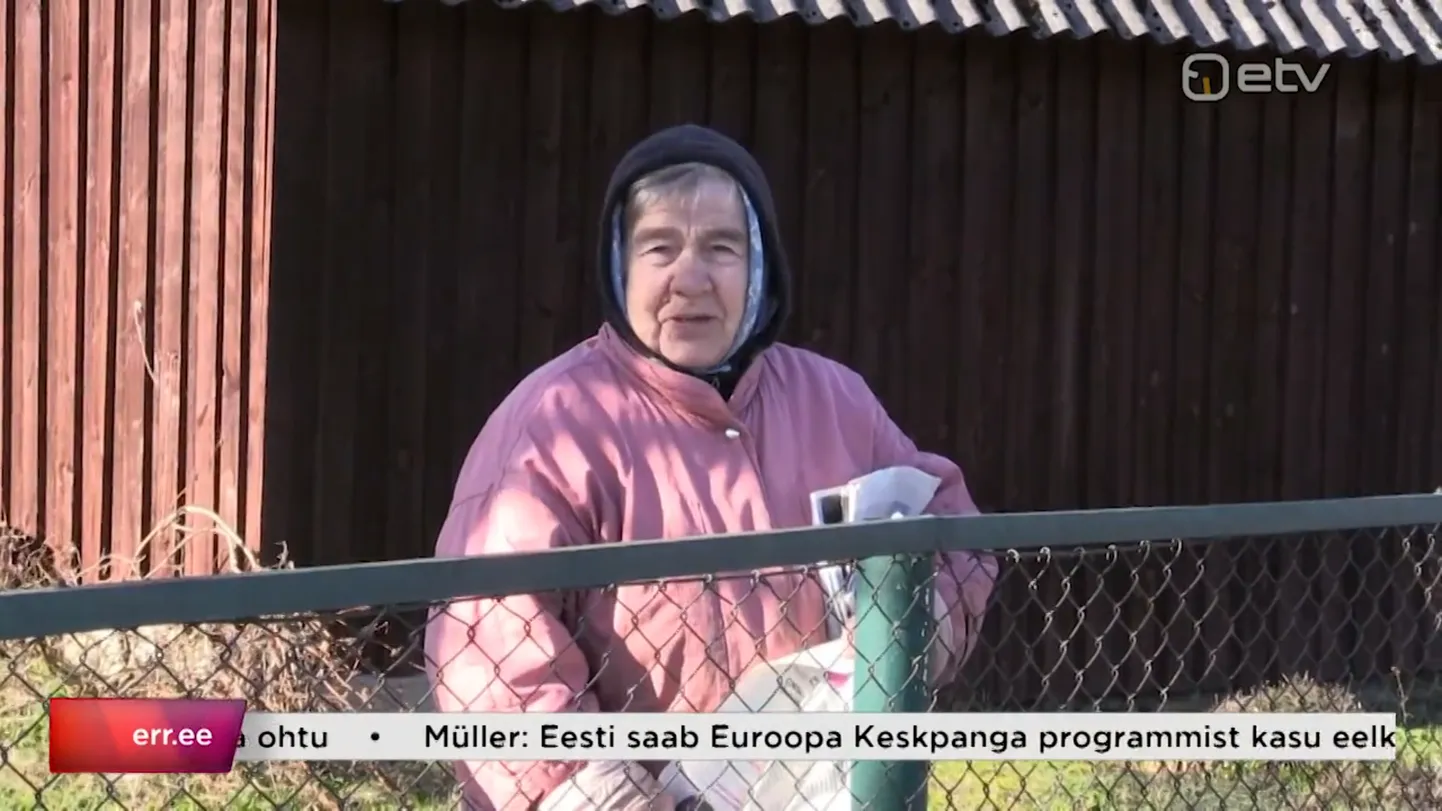 Panga küla elanik Maie.